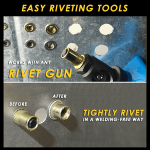 Rivet Gun Head & Nutsert Caps