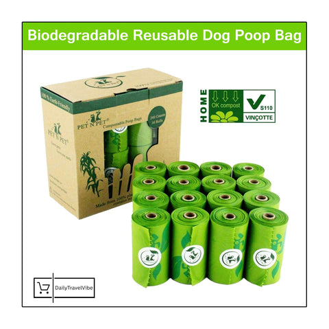 Image of Biodegradable Reusable Dog Poop Bag