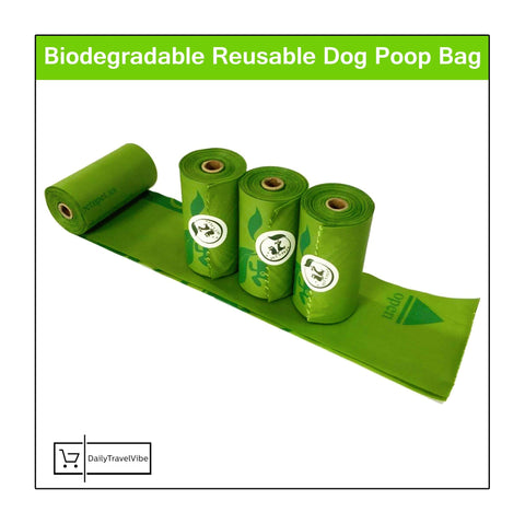 Image of Biodegradable Reusable Dog Poop Bag