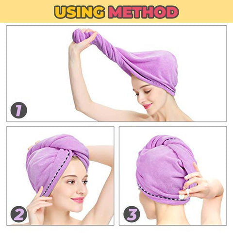 Image of Rapid Drying Hair Towel