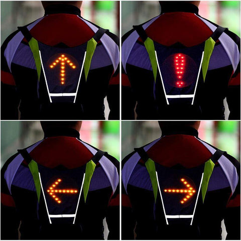 Image of Cycling LED Signal Safety Vest