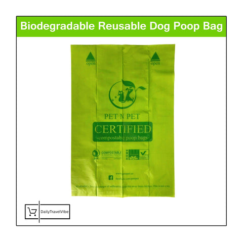 Image of Biodegradable Reusable Dog Poop Bag