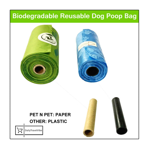 Image of Biodegradable Reusable Dog Poop Bag