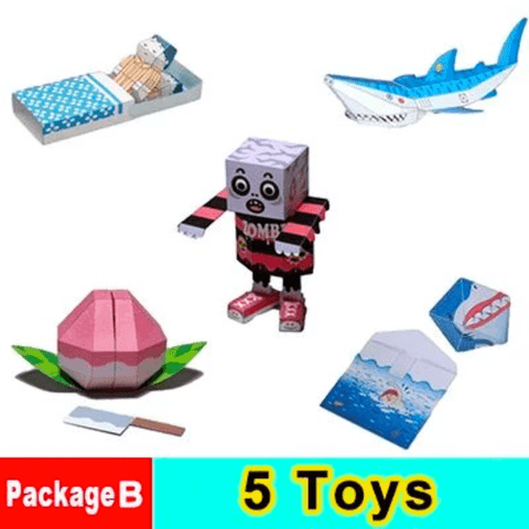 Image of Action paper craft kit