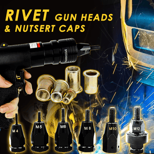 Rivet Gun Head & Nutsert Caps