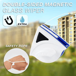 Double-Sided Magnetic Glass Wiper