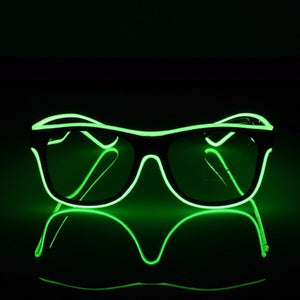 LED Glow Fluorescence Glasses