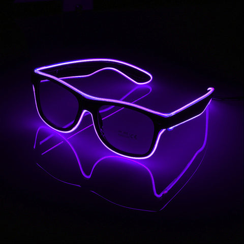 Image of LED Glow Fluorescence Glasses